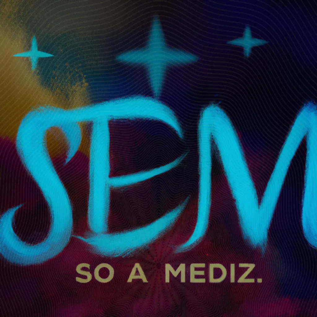 uma paisagem ilustrada de letra da musica vem vem vem espirito santo