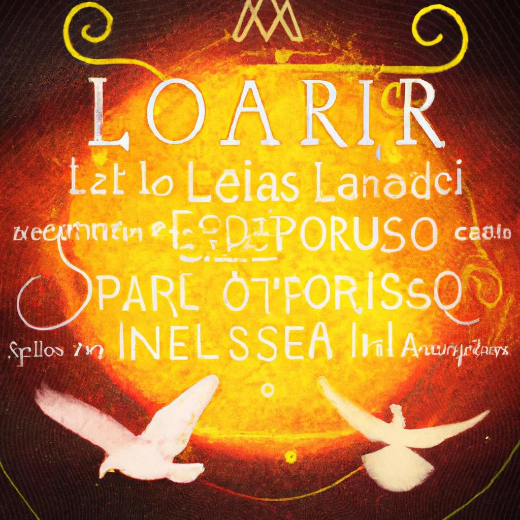 uma aquarela sobre letra do louvor santo espirito