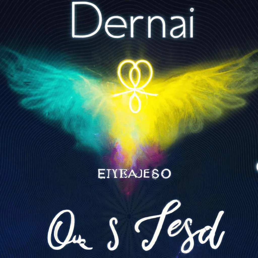 uma imagem digital de letra o espirito de deus esta aqui