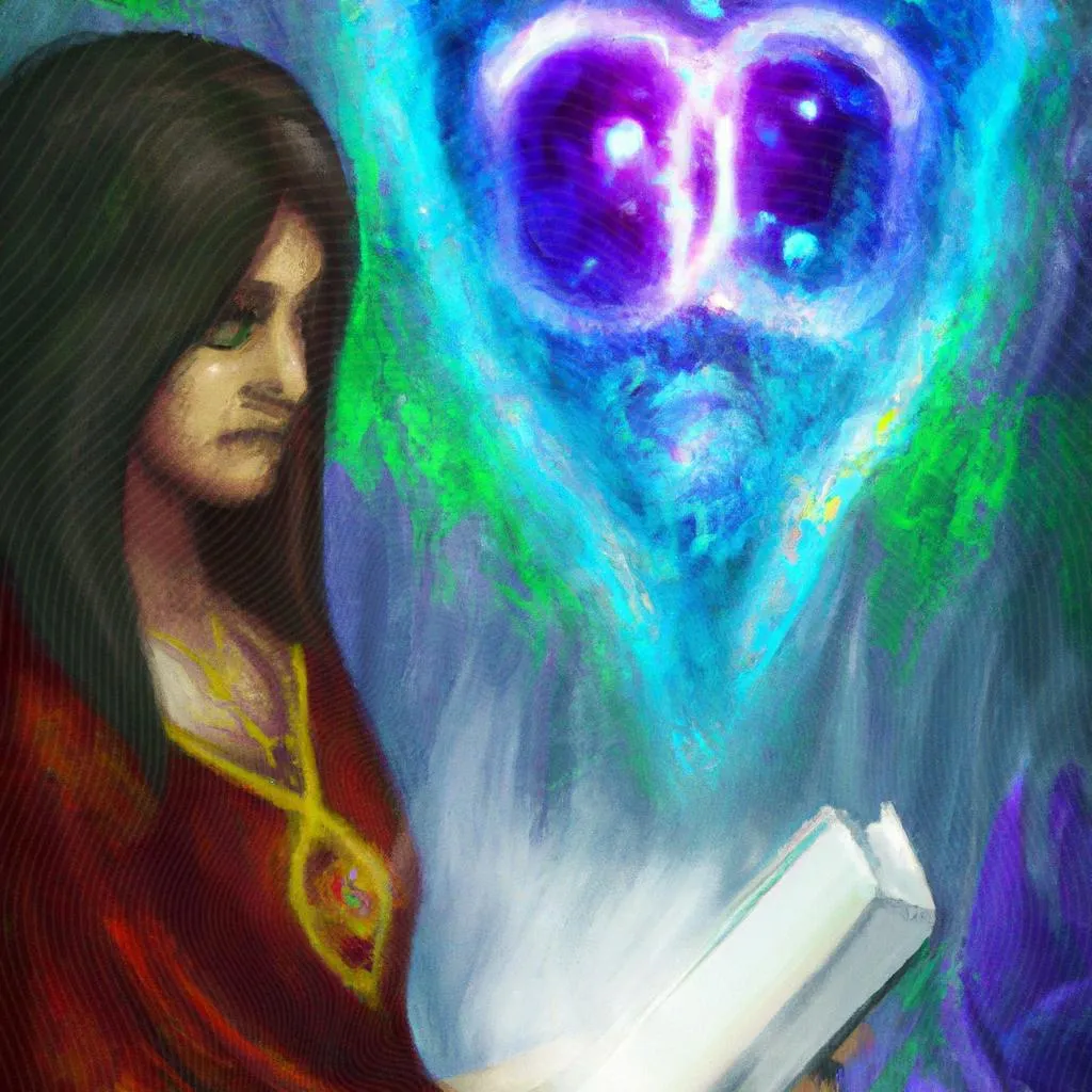 uma arte gráfica sobre livro sobre o espiritismo