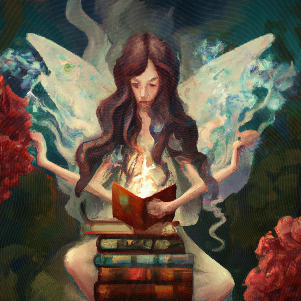 uma ilustração de livros espiritas monica de castro