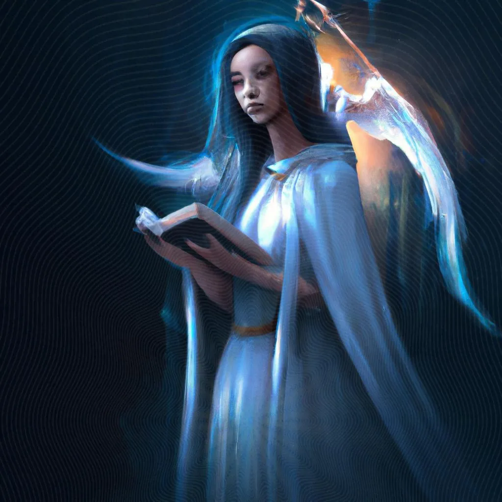 uma gravura sobre louvor santo espirito