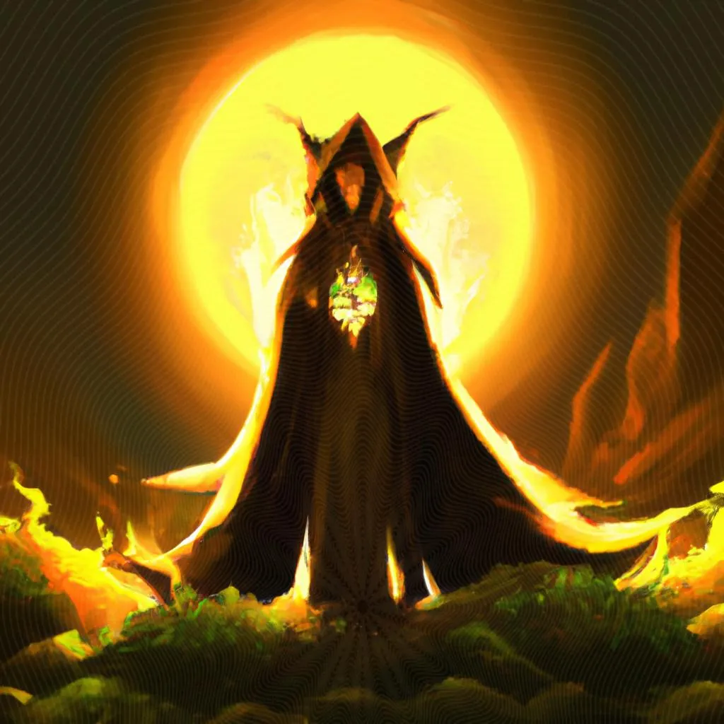 uma ilustração realista de luto espirita
