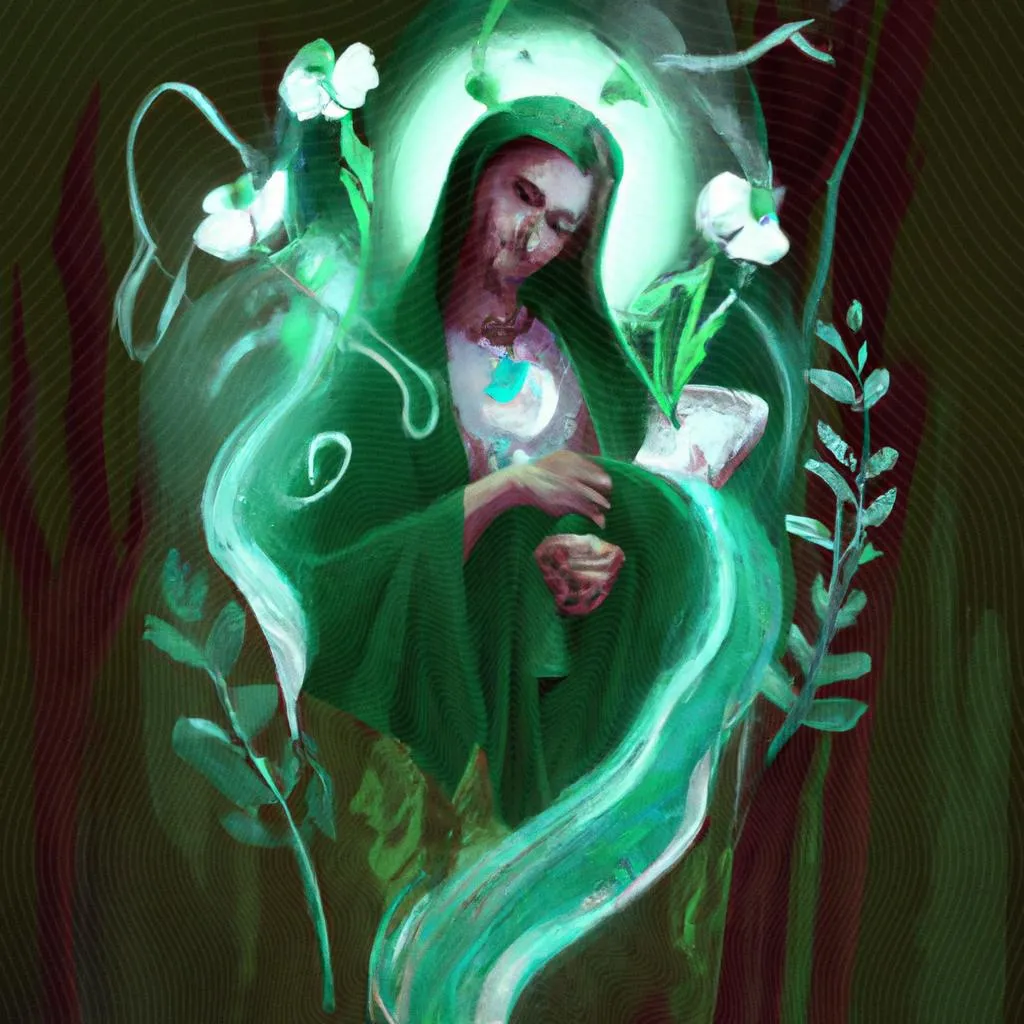 uma composição ilustrativa de mãe tóxica espiritismo