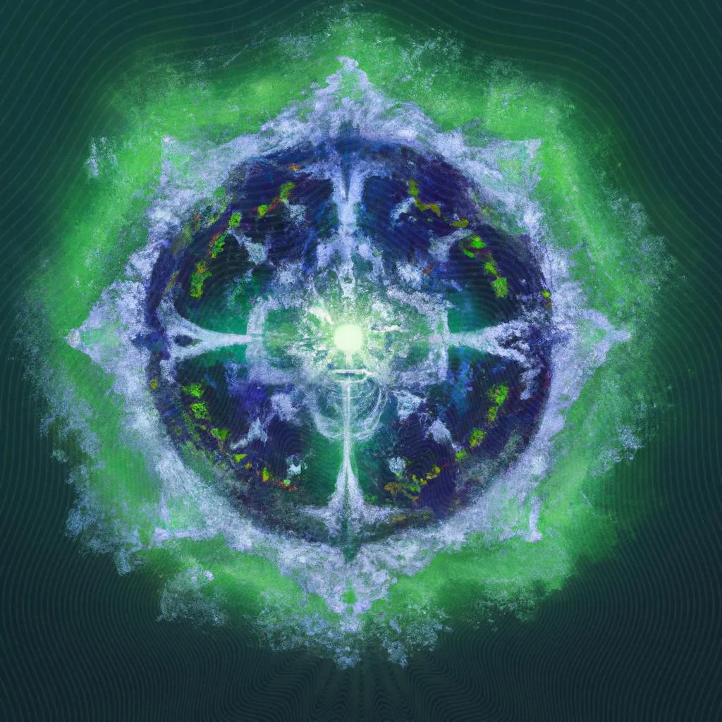 uma figura desenhada de mandala do espirito santo