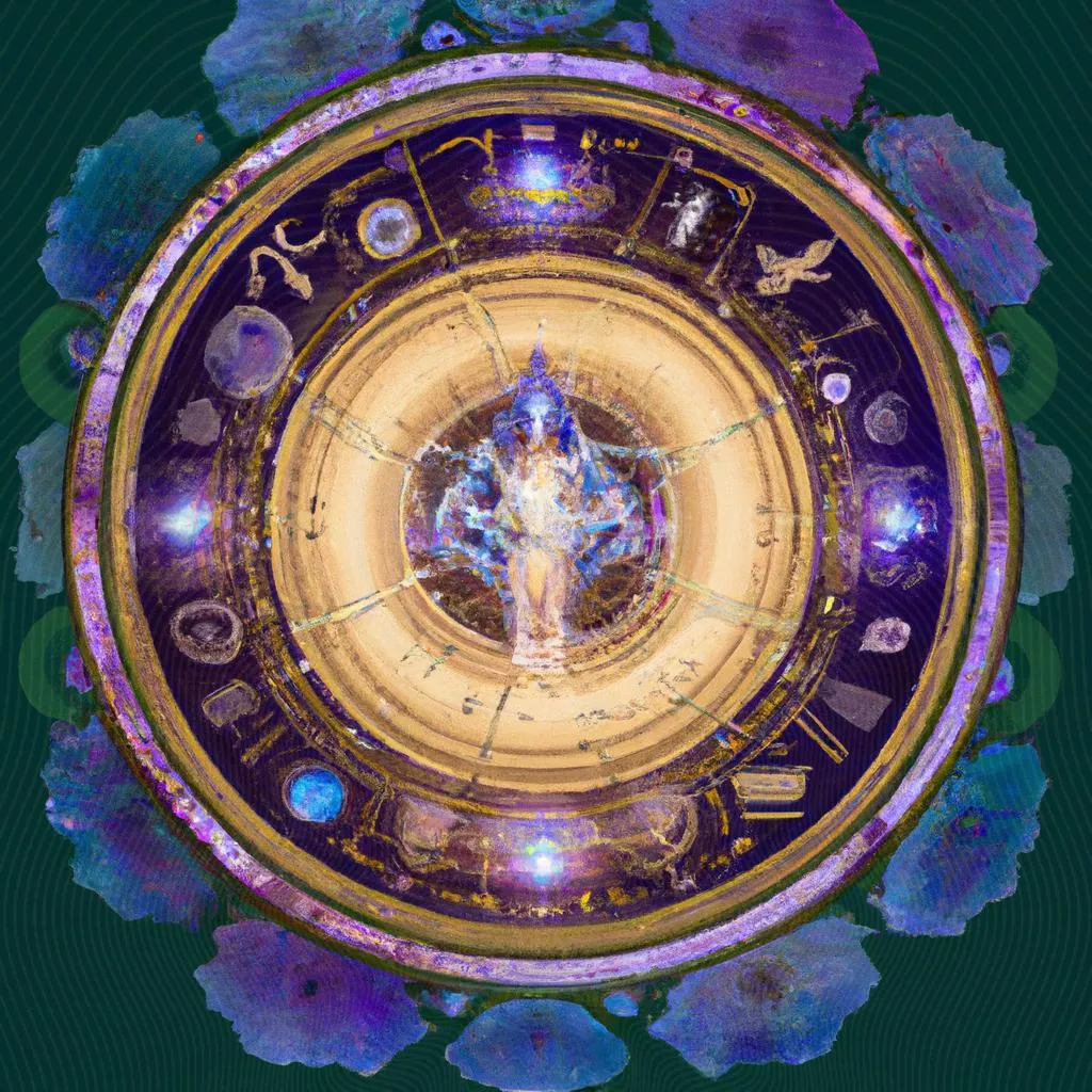uma arte gráfica sobre mandala do espirito santo