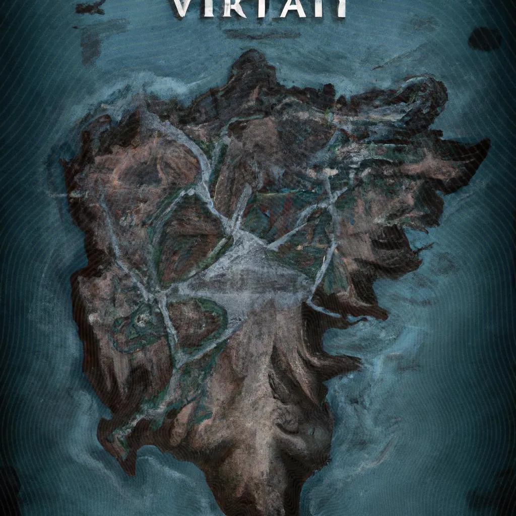 um retrato esboçado de mapa vitoria espirito santo