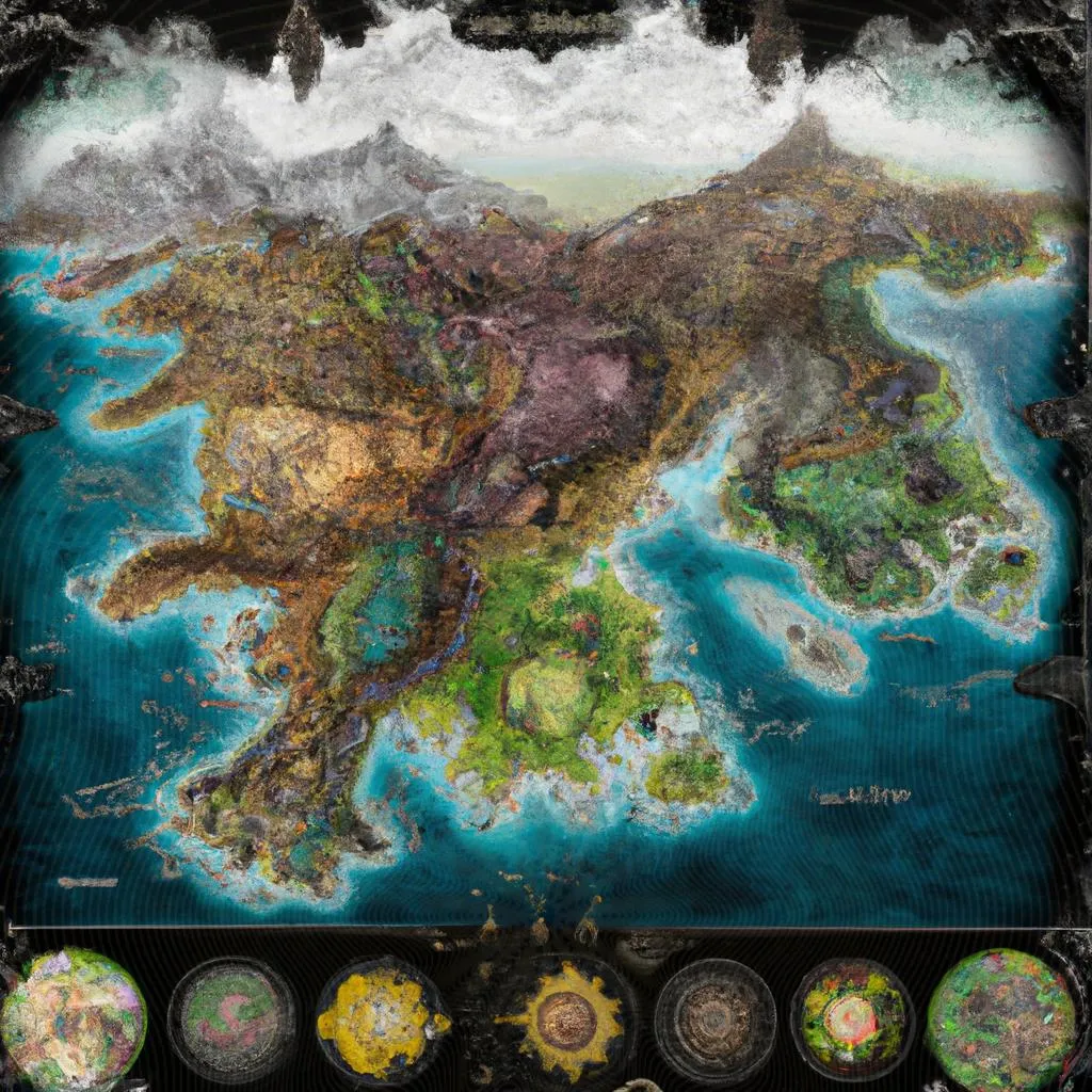 um contorno artístico de mapas do espirito santo
