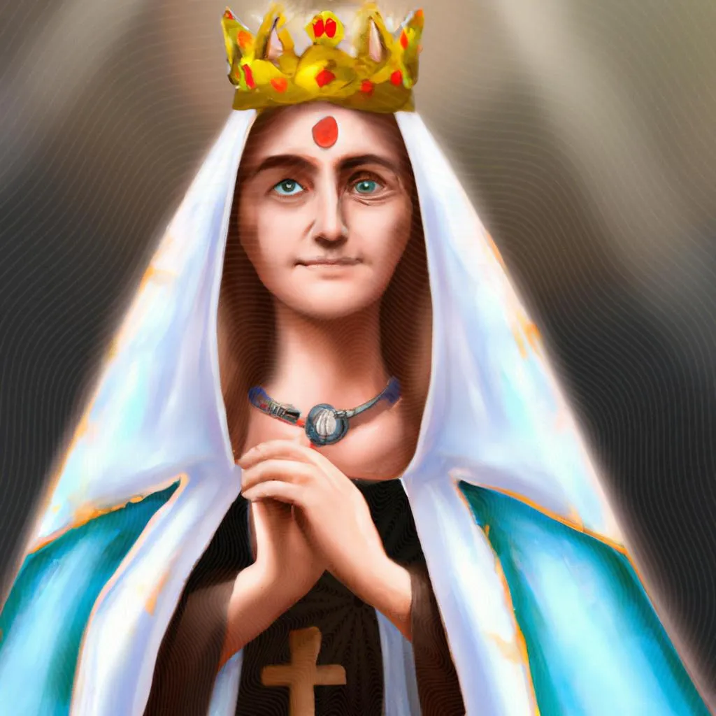  uma imagem gráfica sobre maria esposa do espirito santo