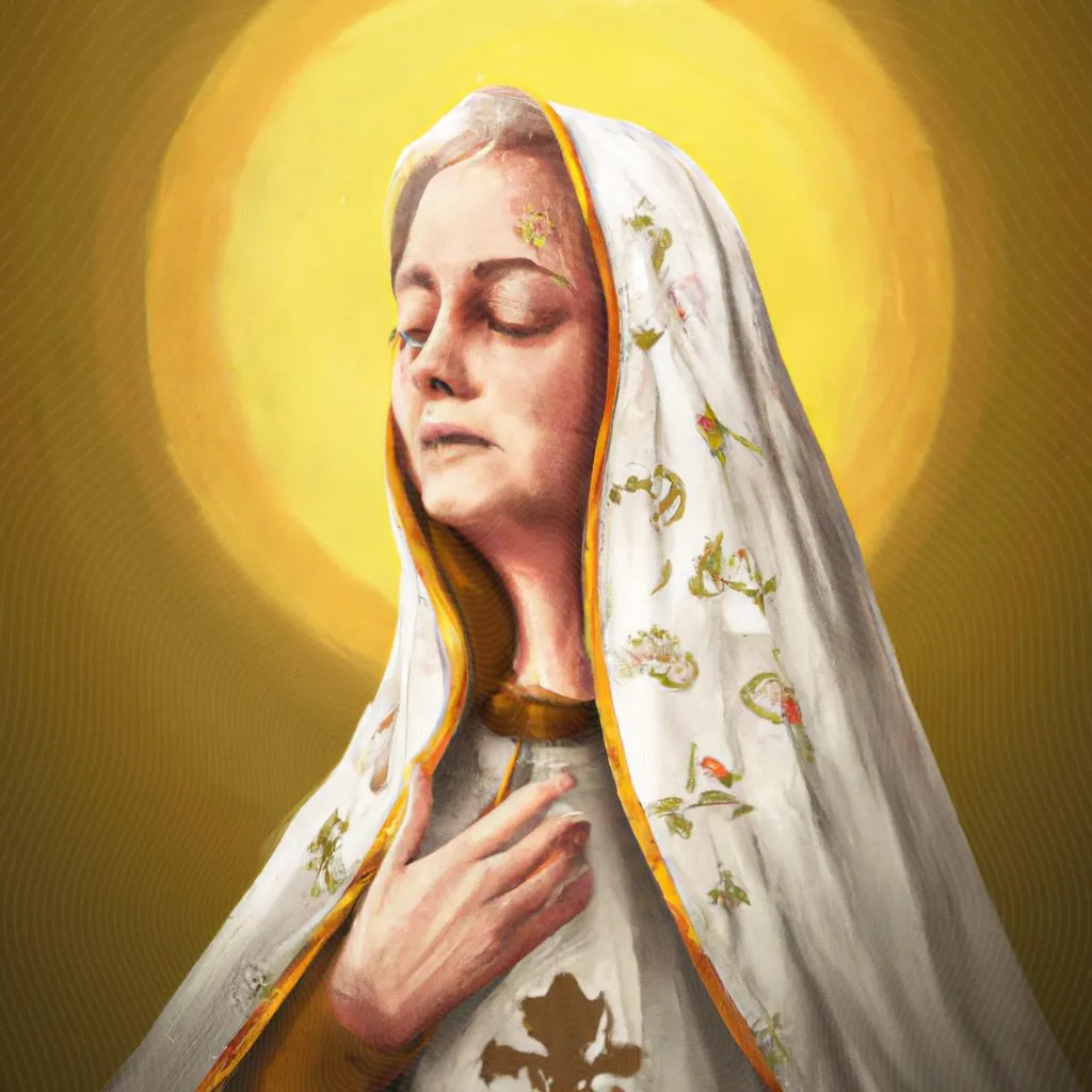 uma imagem em 3D de maria esposa do espirito santo