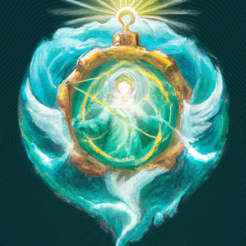 Descubra o Poder Oculto da Medalha Espírito Santo: Proteção e Energia Divina! 2 uma imagem gráfica com o tema medalha espirito santo