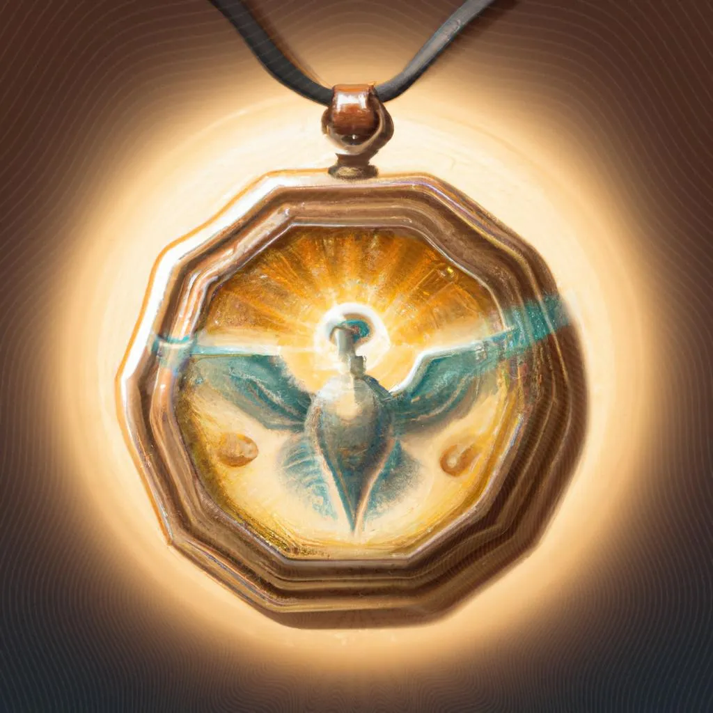 Medalhinha do Divino Espírito Santo: O Mistério Revelado 3 um contorno artístico de medalhinha divino espirito santo