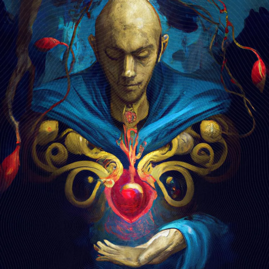 uma ilustração realista de medico espirita