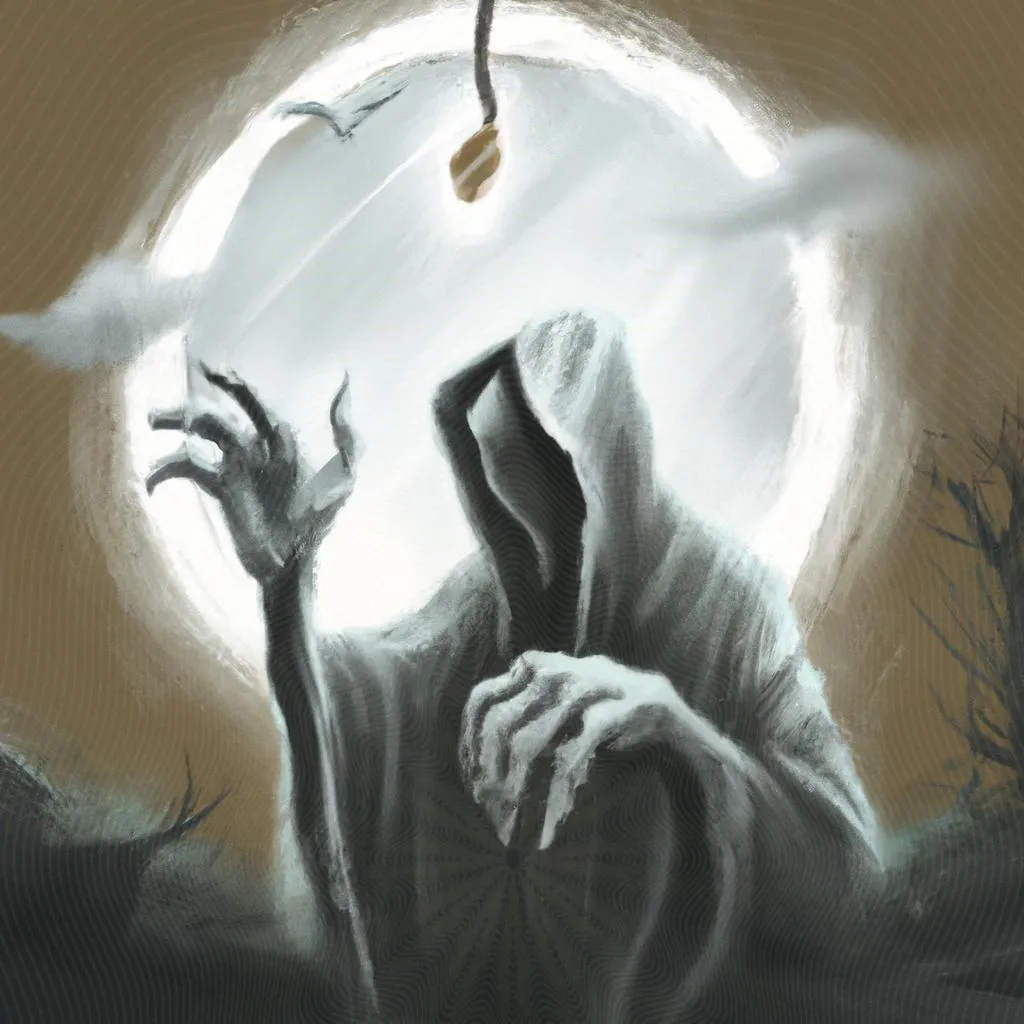 Medo da morte: Como o espiritismo pode ajudar? 2 uma expressão gráfica de medo da morte espiritismo