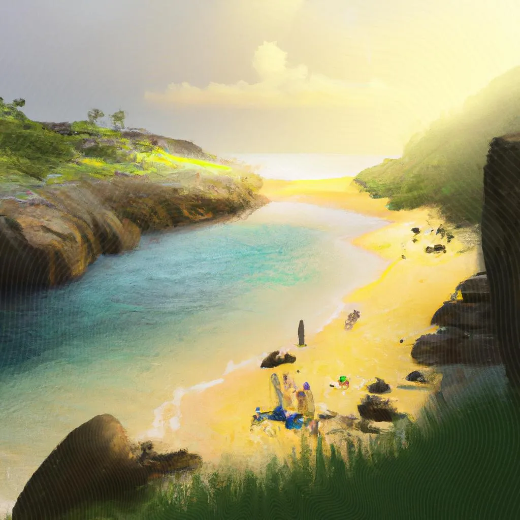 um esboço artístico sobre melhor praia espirito santo