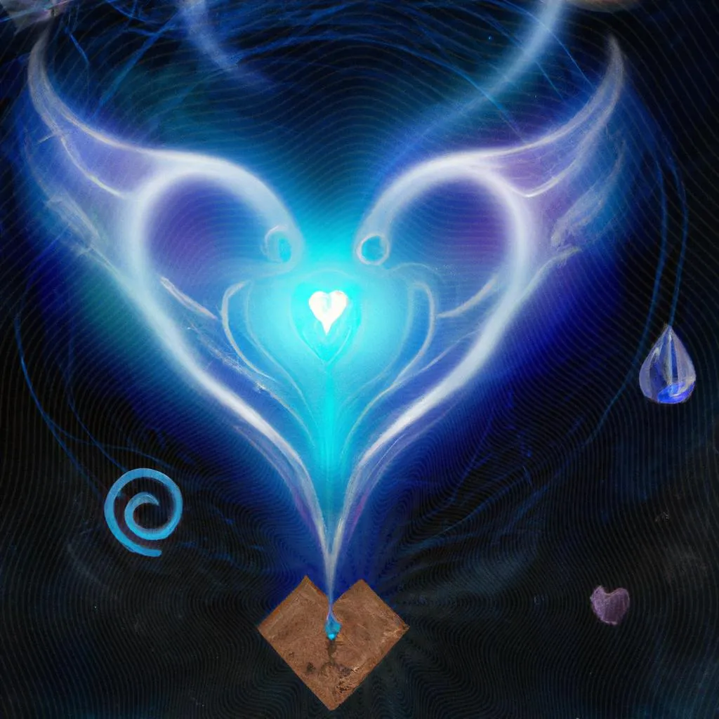 um esboço artístico sobre mensagens espiritas de amor e luz