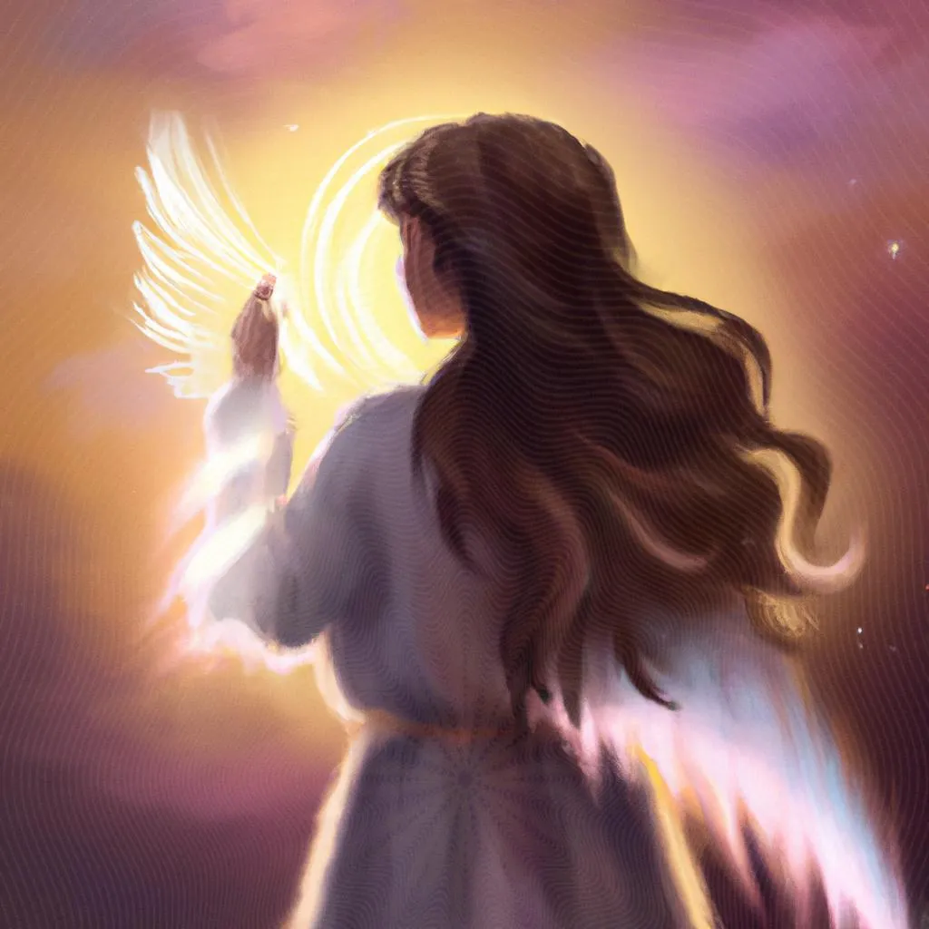 uma gravura sobre mensagens espiritas de esperança