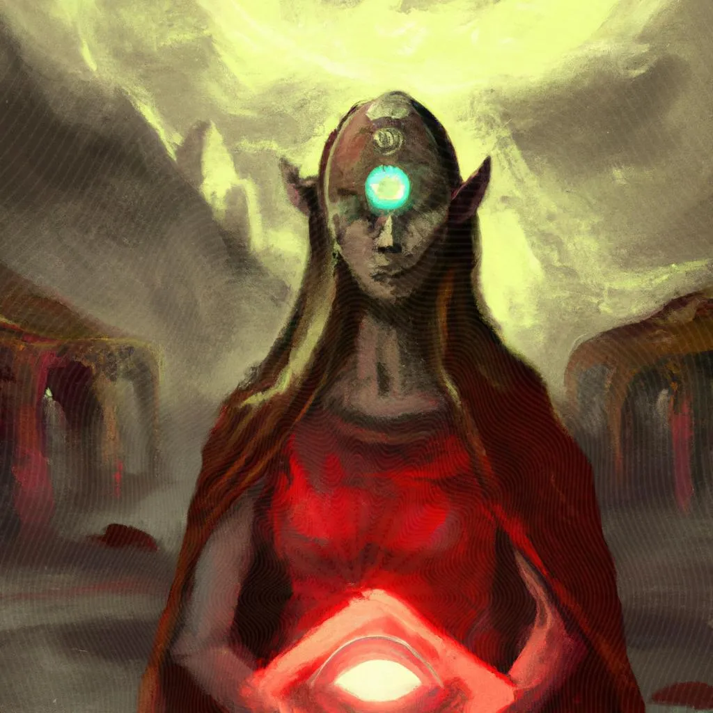 uma ilustração realista de metempsicose espiritismo