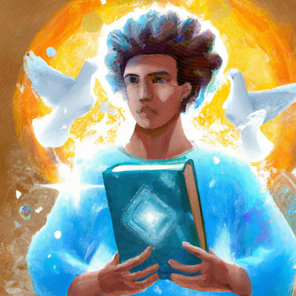Meu Amigo Espírito Santo: Descubra os Mistérios do Livro 3 uma cena cinematográfica ilustrada de meu amigo espirito santo livro