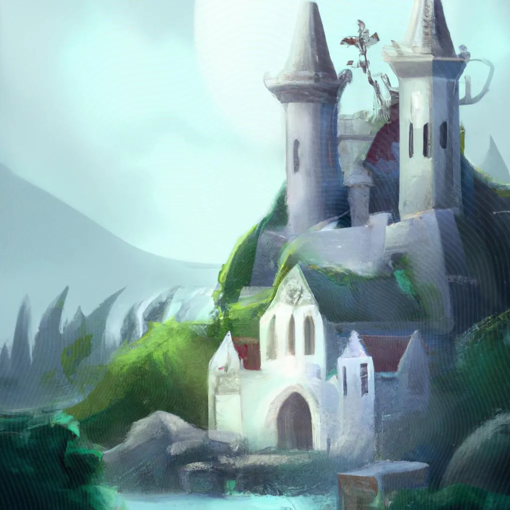 Mosteiro Espírito Santo: O Refúgio Sagrado dos Mistérios Místicos 3 uma paisagem ilustrada de mosteiro espirito santo