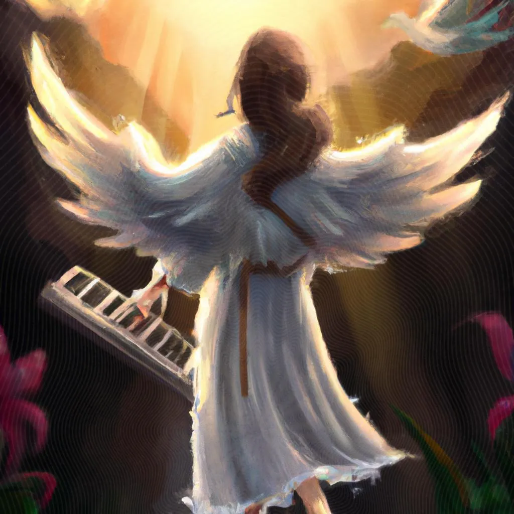 uma representação visual de musica espirita para evangelho no lar