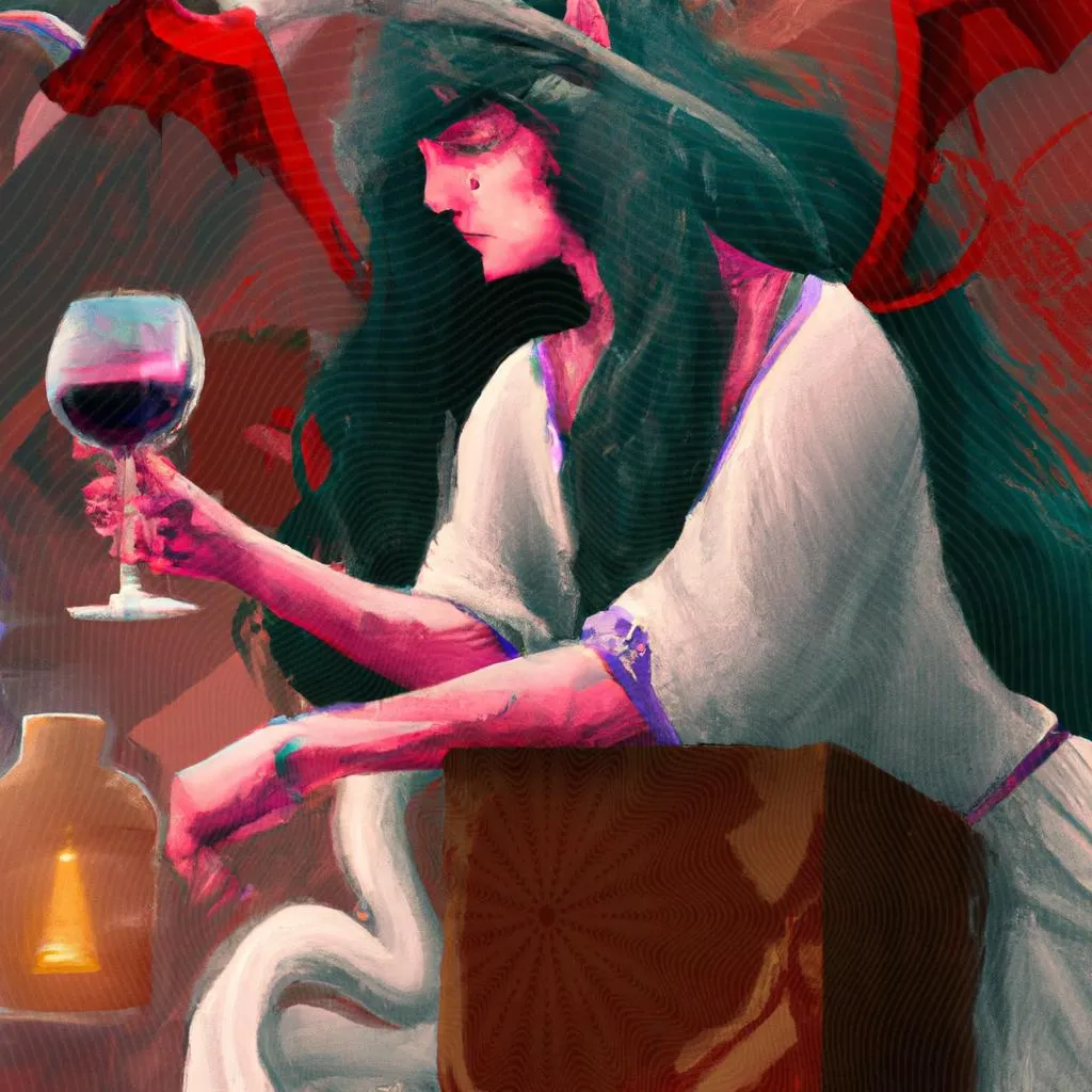 um esboço artístico sobre não vos embriagueis com vinho mas enchei-vos do espirito santo