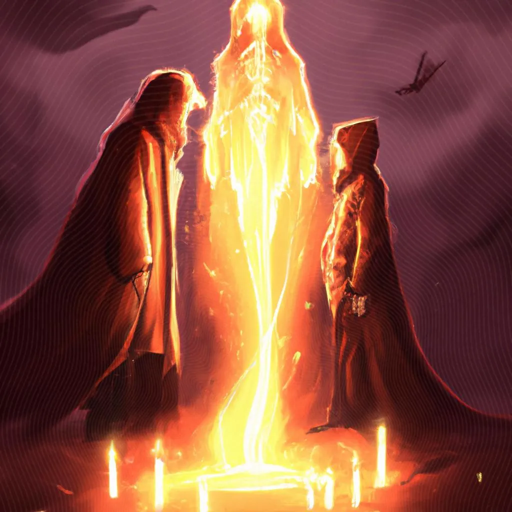 uma imagem em 3D de no espiritismo o que acontece quando morremos