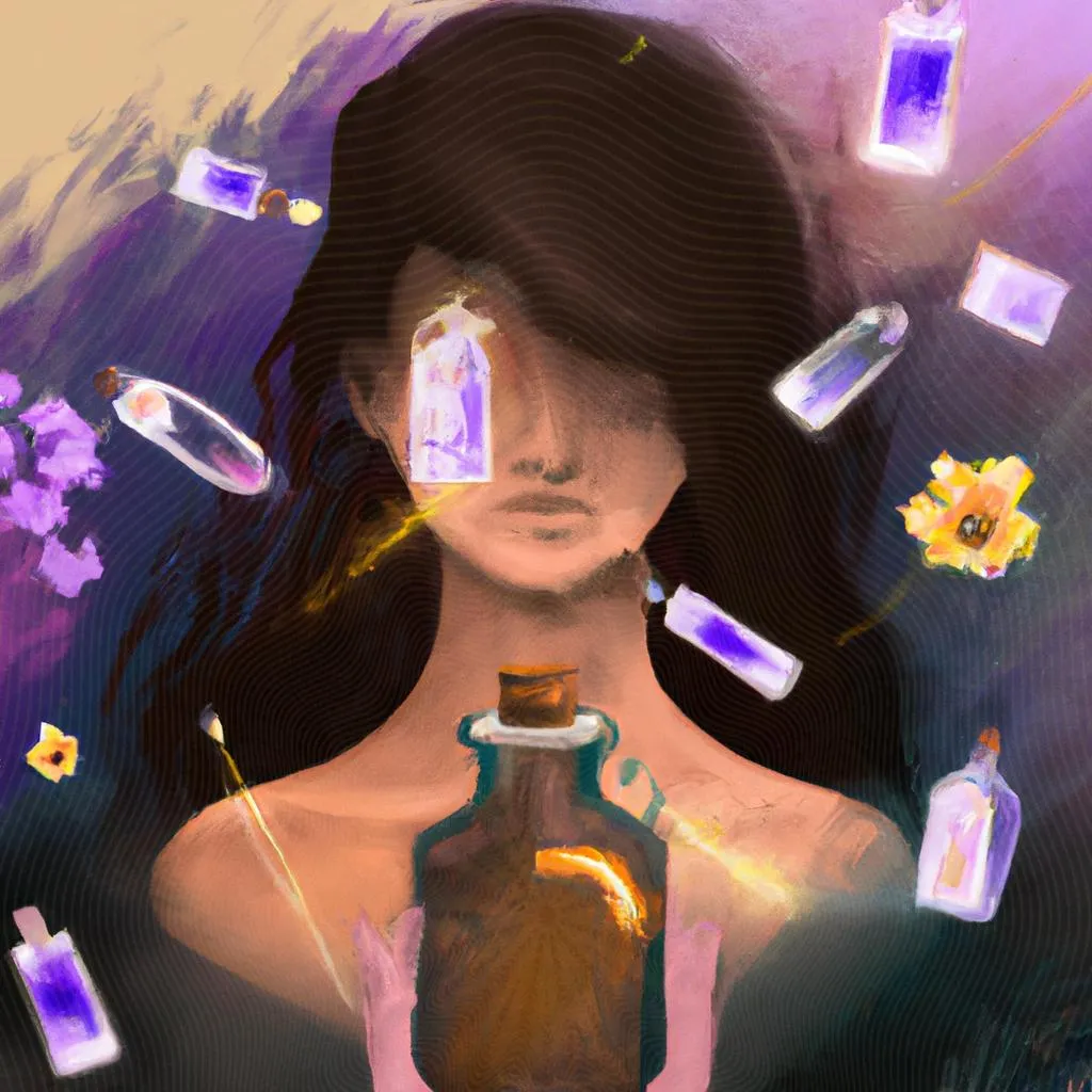 um esboço artístico sobre no espiritismo o que significa sentir cheiro de perfume