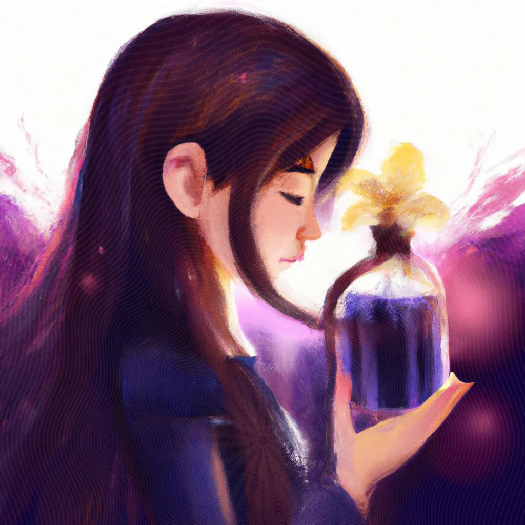 um desenho sobre no espiritismo o que significa sentir cheiro de perfume