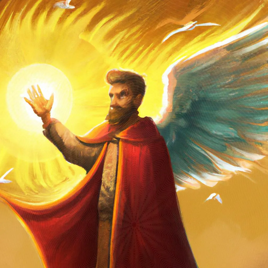 uma imagem impressionista de nosso amigo santo espirito
