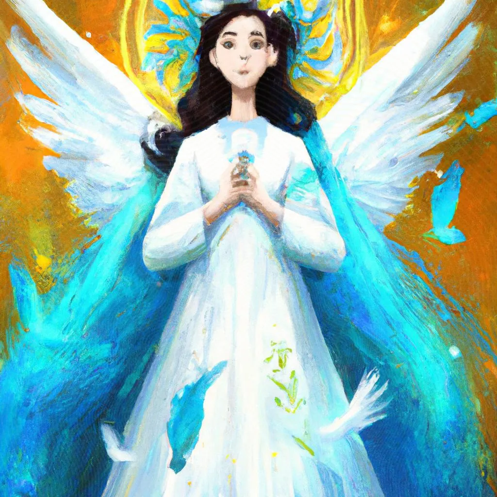 uma obra de arte ilustrativa de novena milagrosa do divino espirito santo