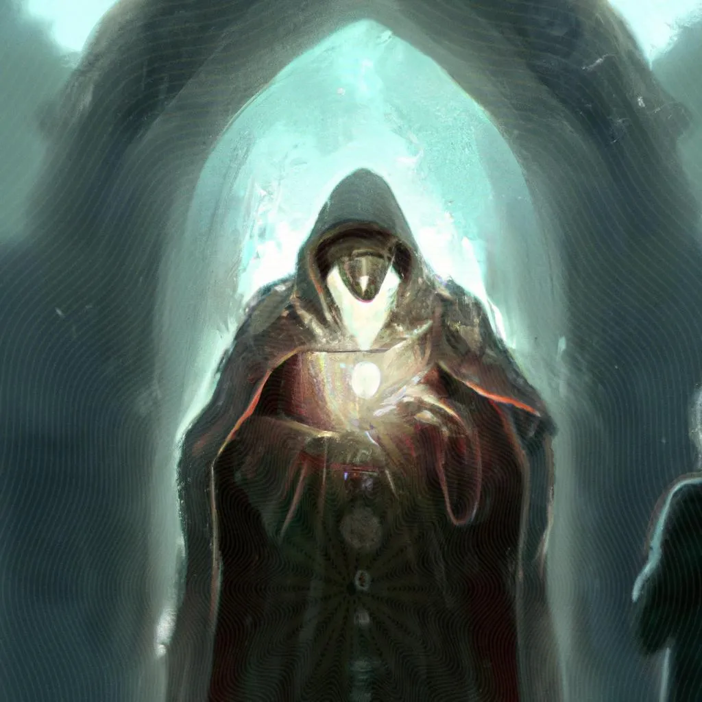 uma pintura a óleo sobre o consolador espiritismo