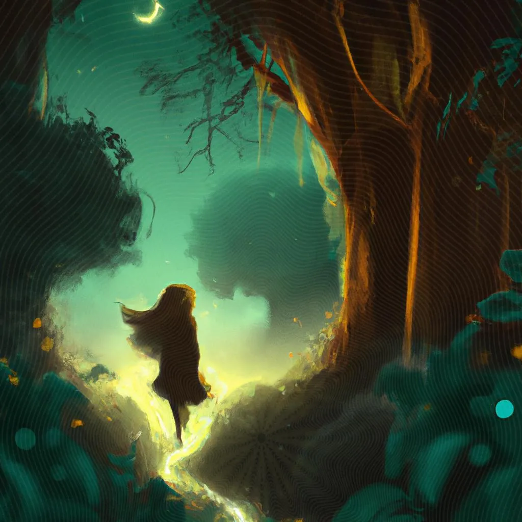 uma vista panorâmica ilustrada de o espirito de goodnight lane