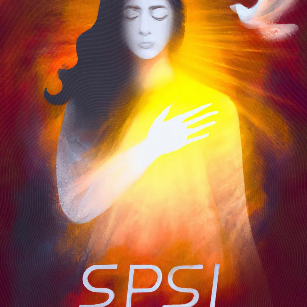 uma caricatura de o espirito do senhor deus está sobre mim