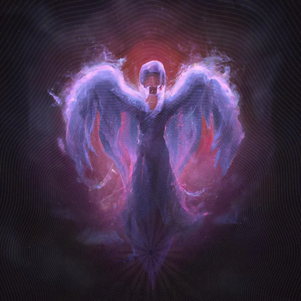 uma imagem em 3D de o espirito intercede