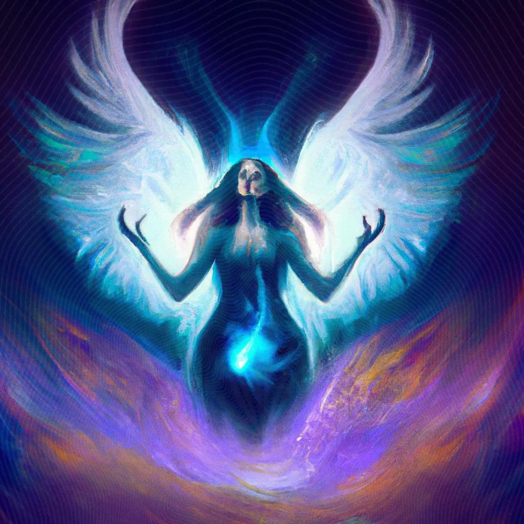 um esquema ilustrado de o espirito intercede