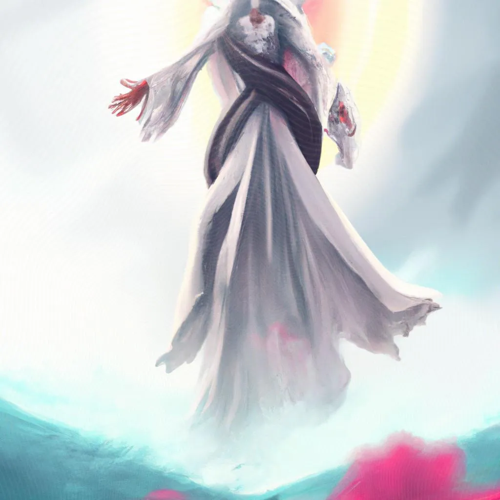 O Espírito Santo Chega em Glória: Desvendando Seus Mistérios! 4 uma imagem impressionista de o espirito santo esta descendo agora