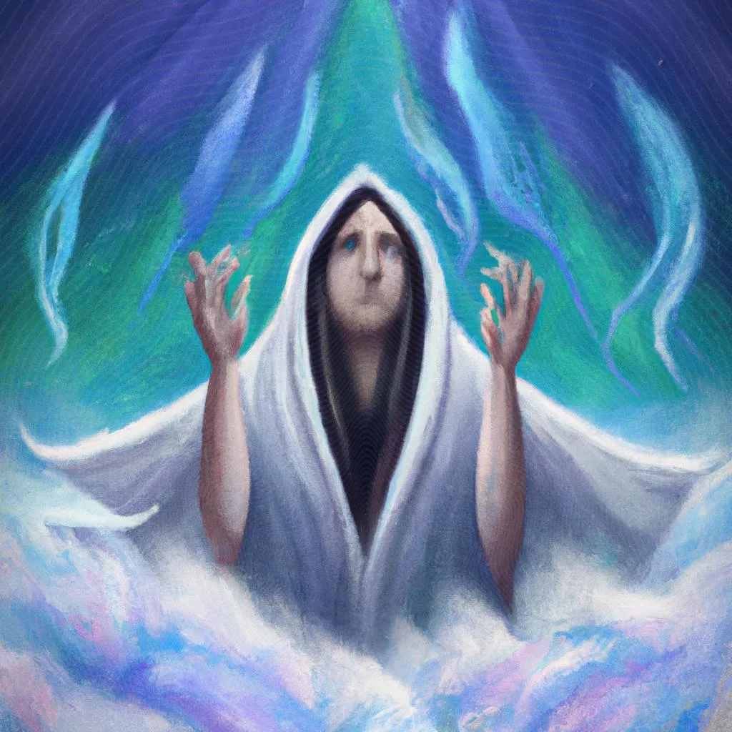 O Espírito Sopra Onde Quer: Mistérios e Significados Desvendados! 4 uma imagem impressionista de o espirito sopra onde quer