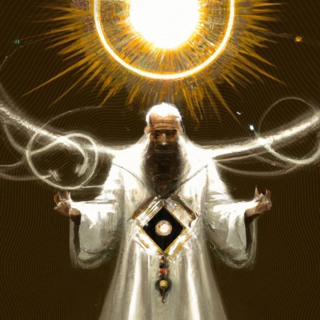uma cena cinematográfica ilustrada de o homem de bem evangelho segundo espiritismo