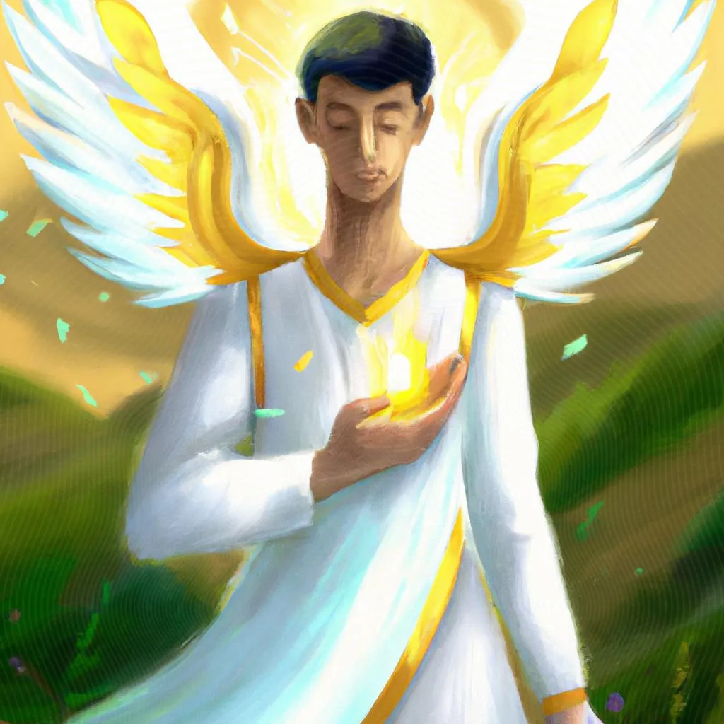 uma cena gráfica de o poderoso espirito santo