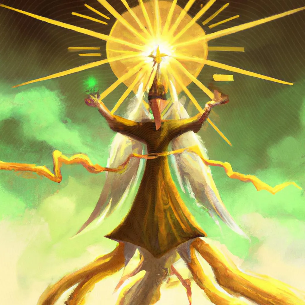um esquema ilustrado de o poderoso espirito santo