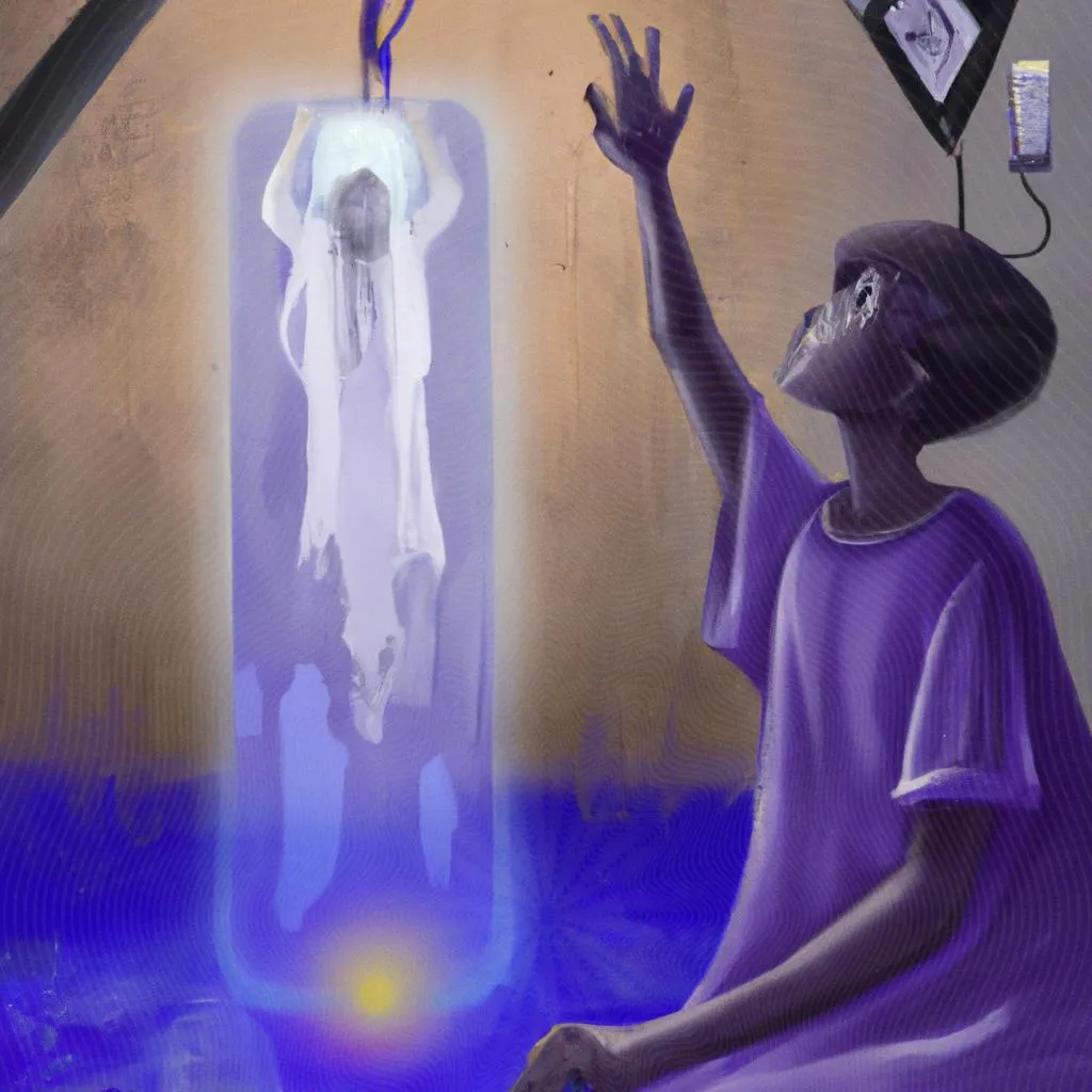 O Mistério da Vida Após o Suicídio no Espiritismo 2 uma ilustração realista de o que acontece com quem se suicida no espiritismo