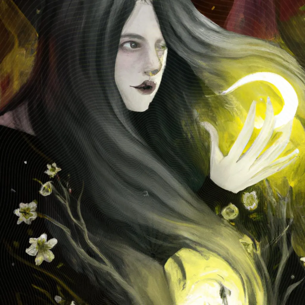 uma pintura figurativa de o que atrai espiritos obsessores