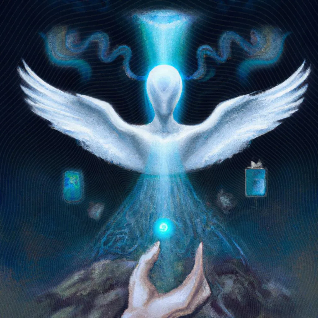 uma obra de arte ilustrativa de o que é o espirito santo para os evangelicos