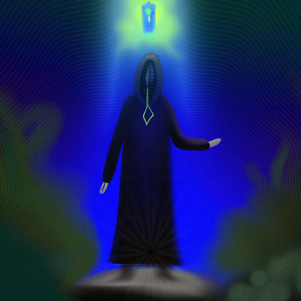 uma expressão gráfica de o que é umbral no espiritismo