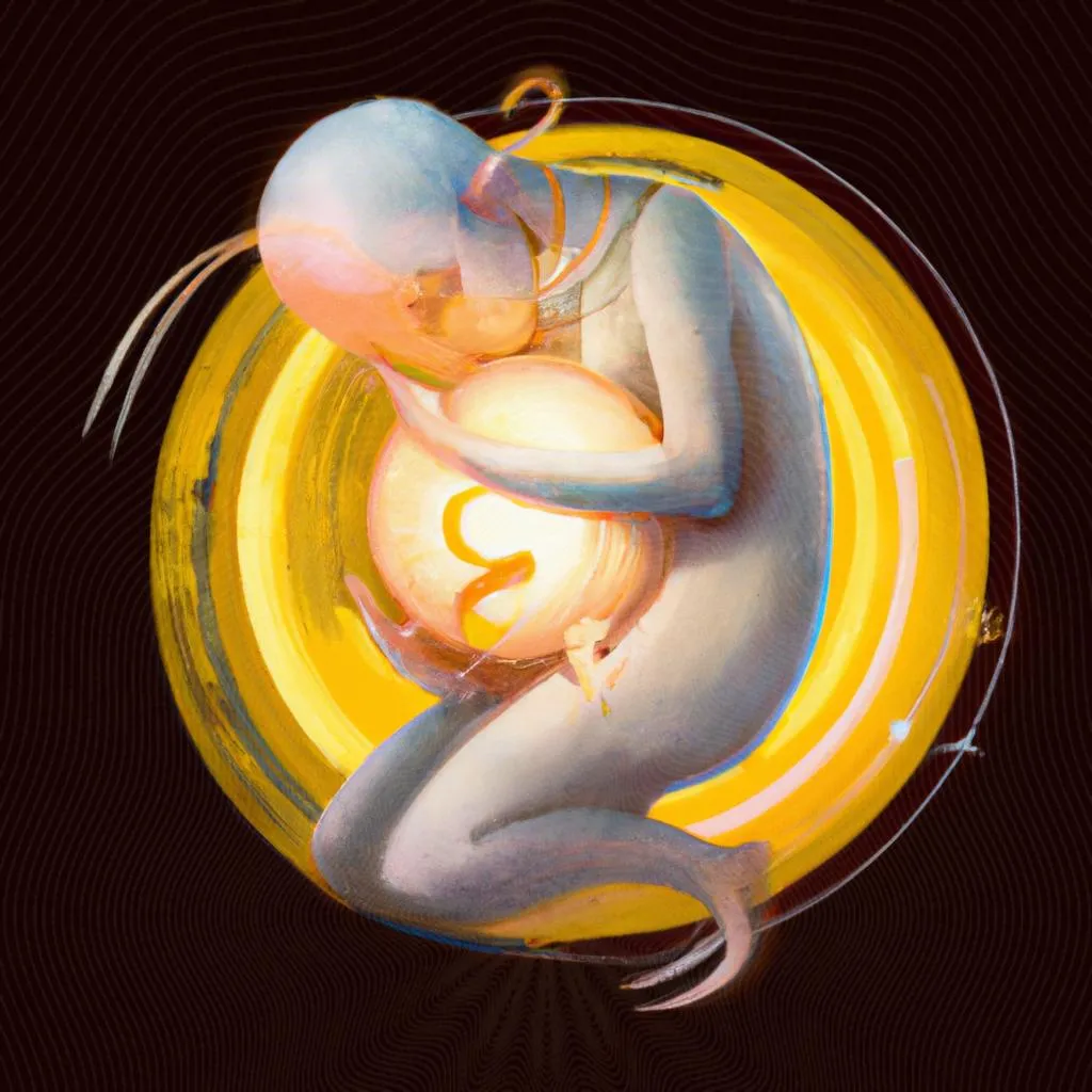 O Mistério Desvendado: Bebê Chorando na Barriga Significa Algo? 2 uma composição ilustrativa de o que significa bebê chorando dentro da barriga espiritismo