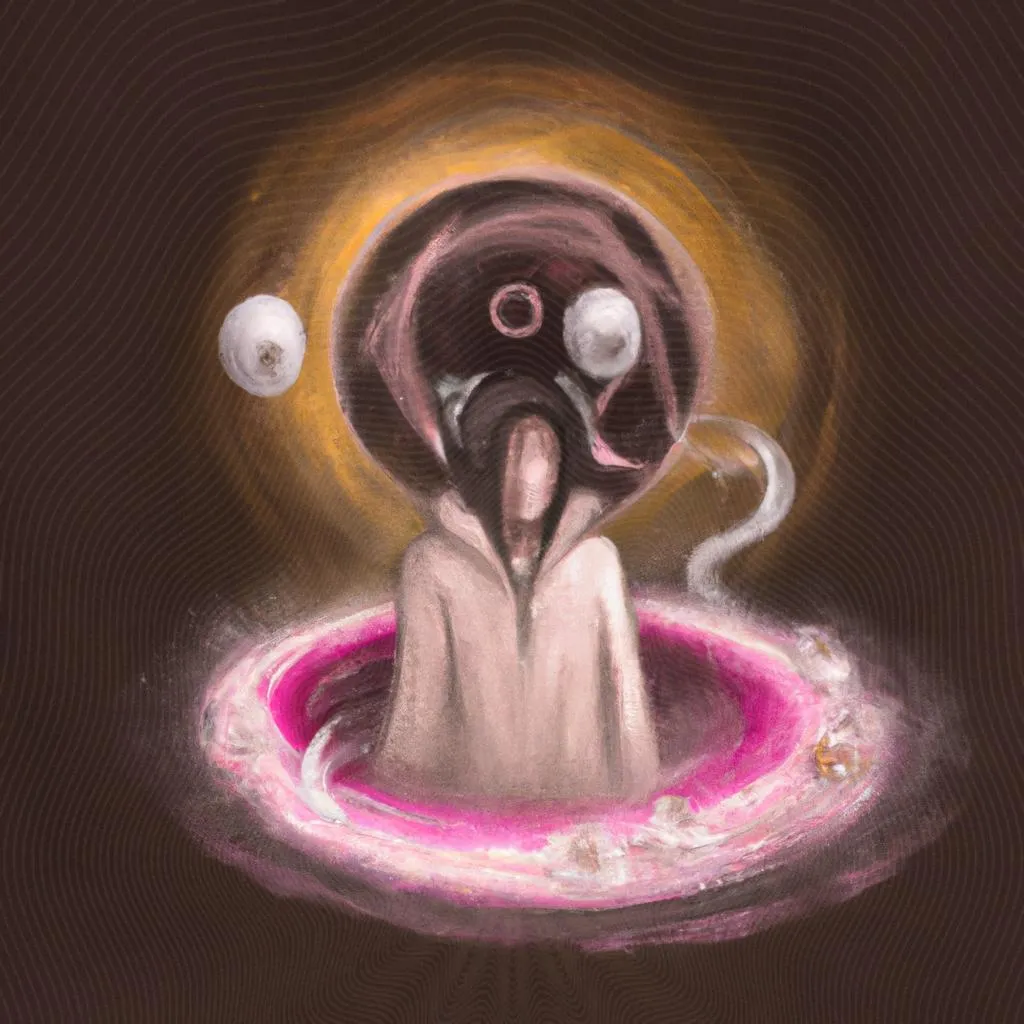 uma impressão artística de o que significa zumbido no ouvido no espiritismo