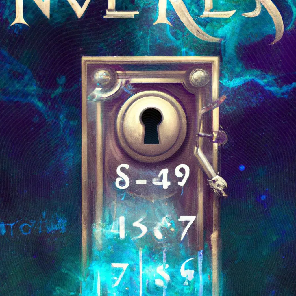 um contorno artístico de o que significam os numeros da chave de acesso nfe