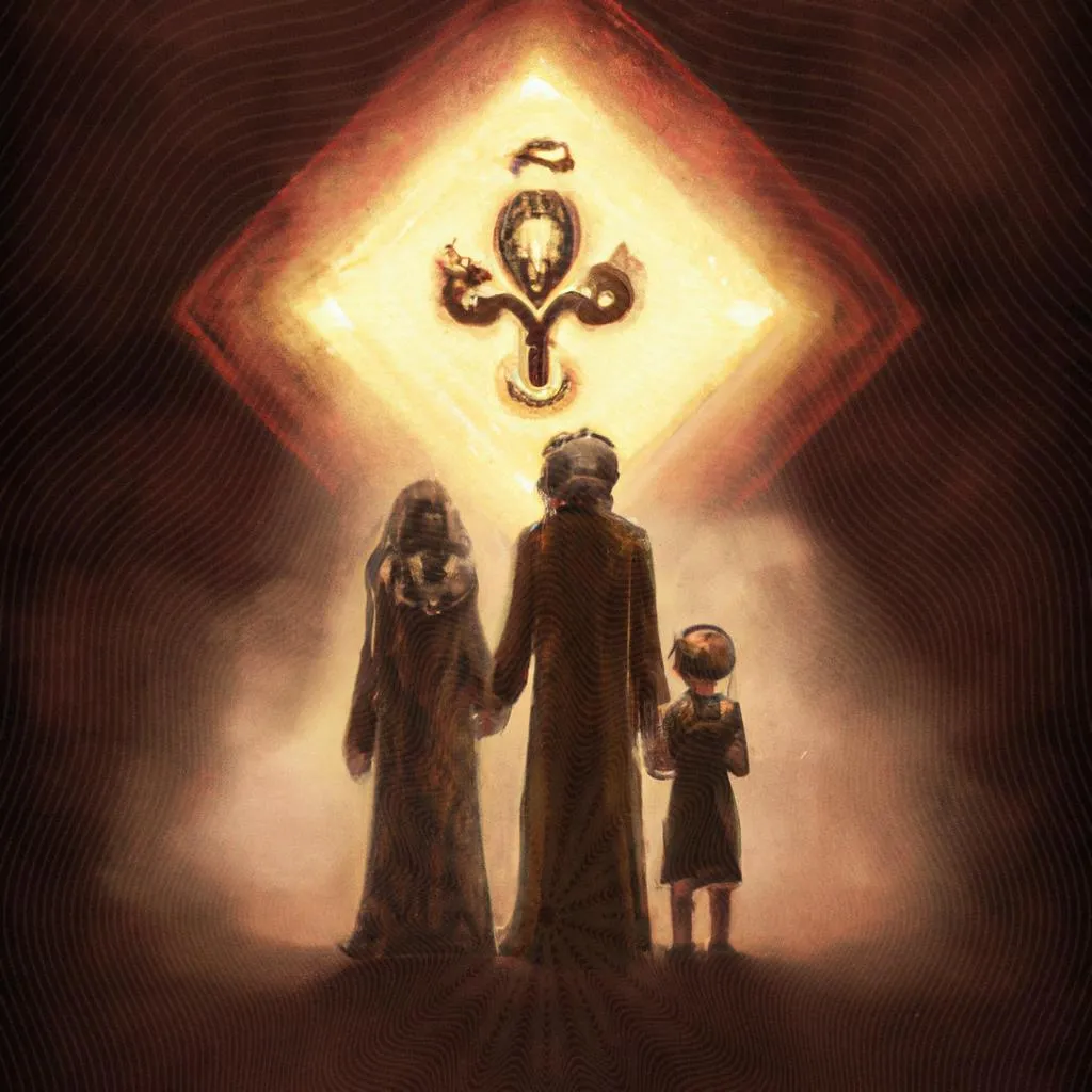 A Família na Visão Divina: Descubra o Significado Profundo 3 um design visual de o significado da familia para deus
