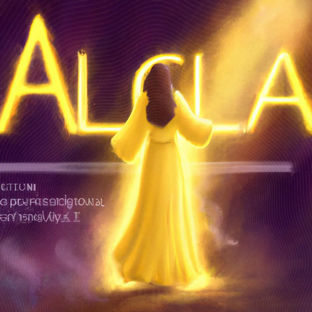 uma imagem pictórica de o significado da palavra aleluia